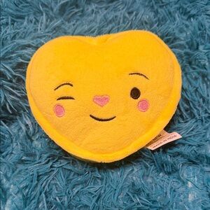 Yellow Heart Emoji Plush Toy